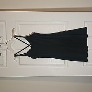 IZ California Strappy Black Vintage Slip Dress No Size Tag Fits S /M